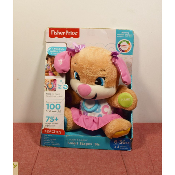 Fisher-Price Laugh and Learn Smart Stages Puppy Sis - Picture 1 of 5